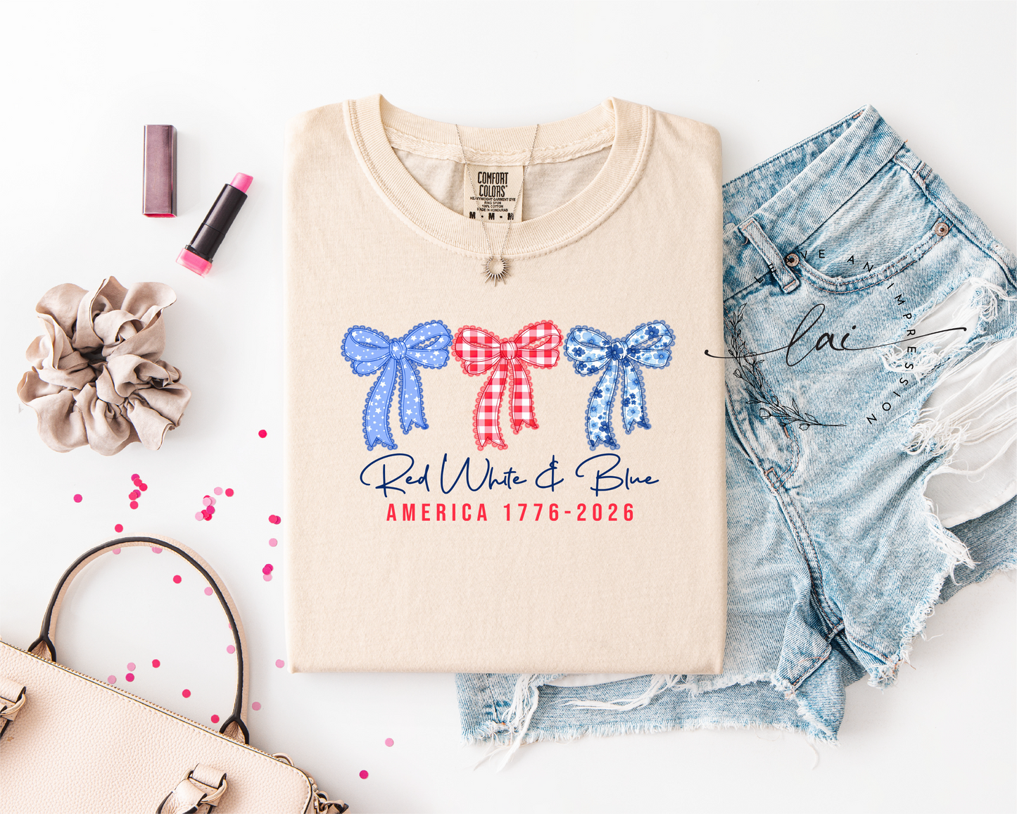 Red White & Blue Bows