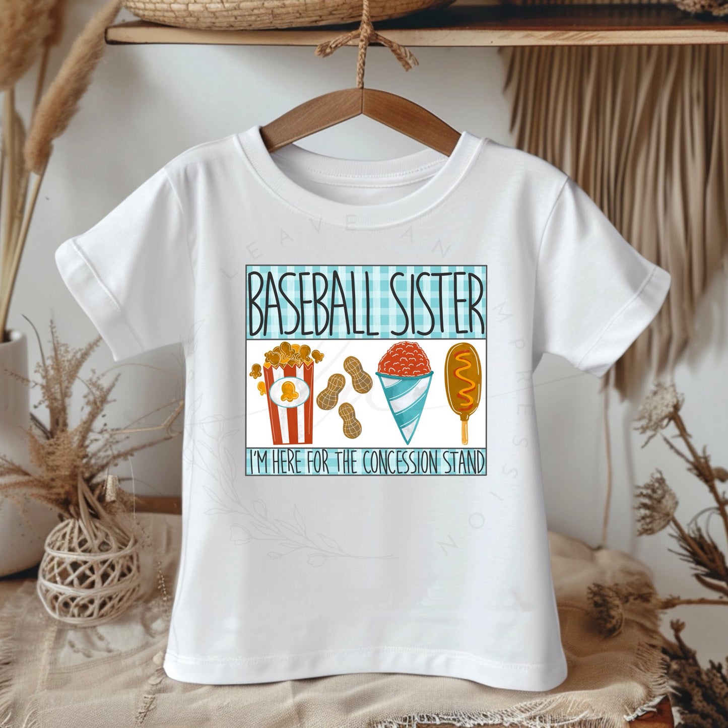 Baseball Sister-Here For The Snacks