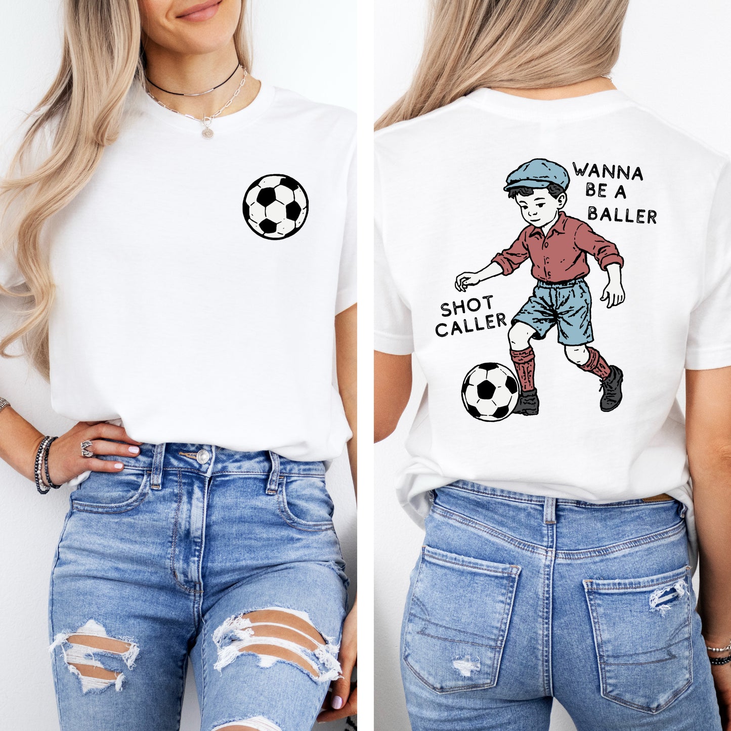 Baller Shot Caller Soccer Boy