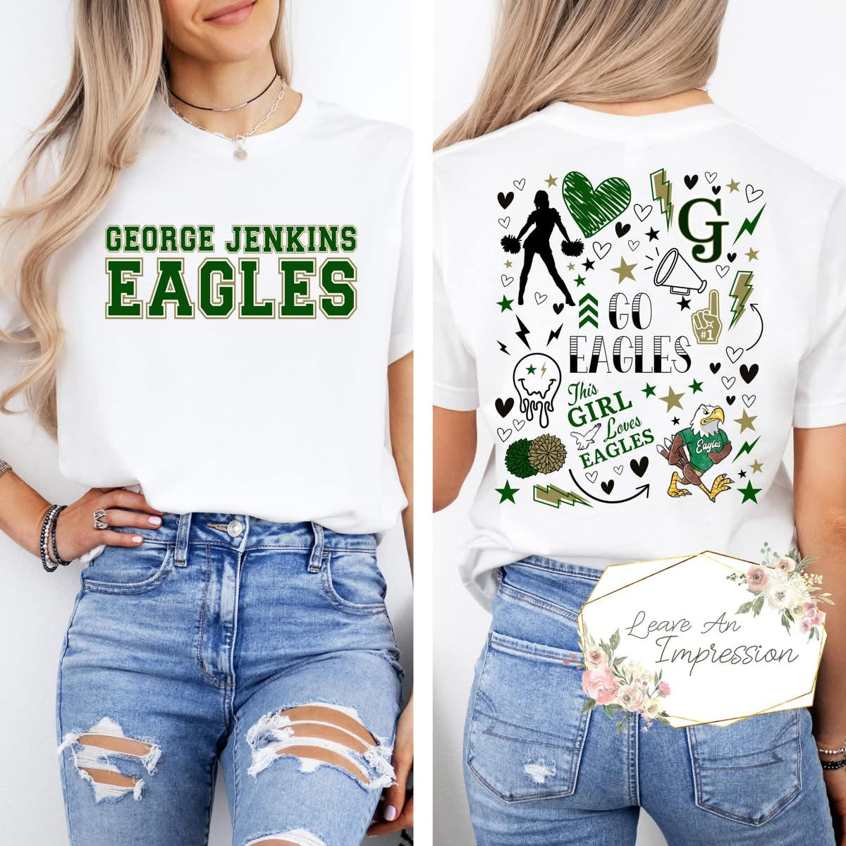 George Jenkins Eagles Doodle-Cheer