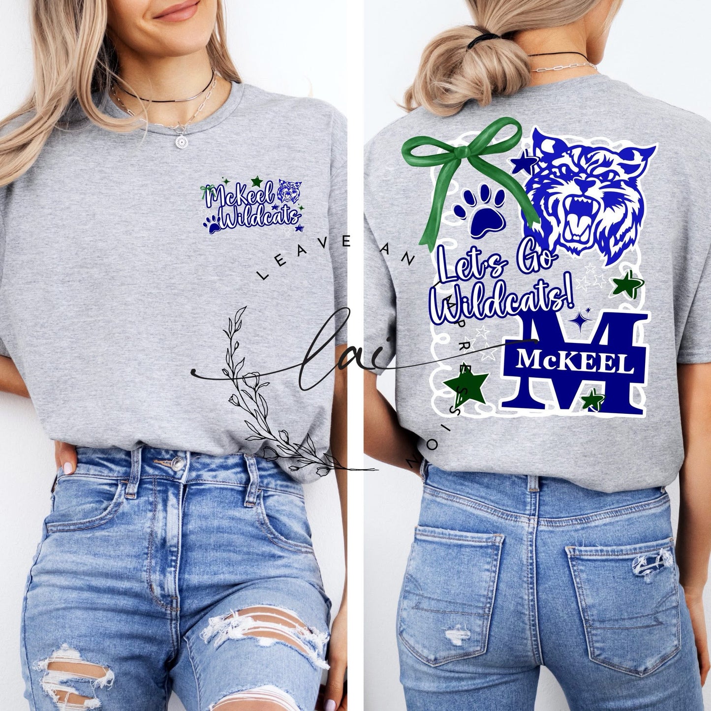 McKeel Wildcats Cute Bow