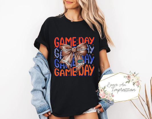 Game Day Repeat Football Bow