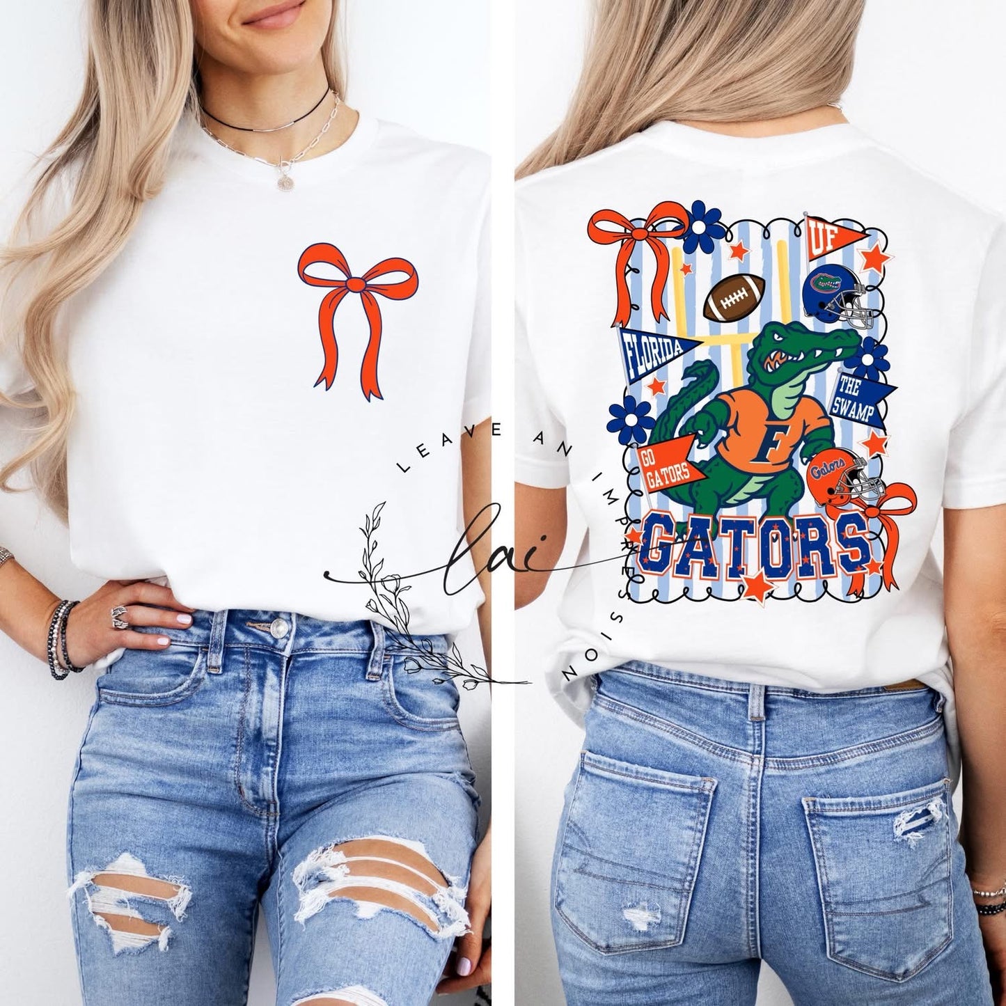 Cute Striped With Bow