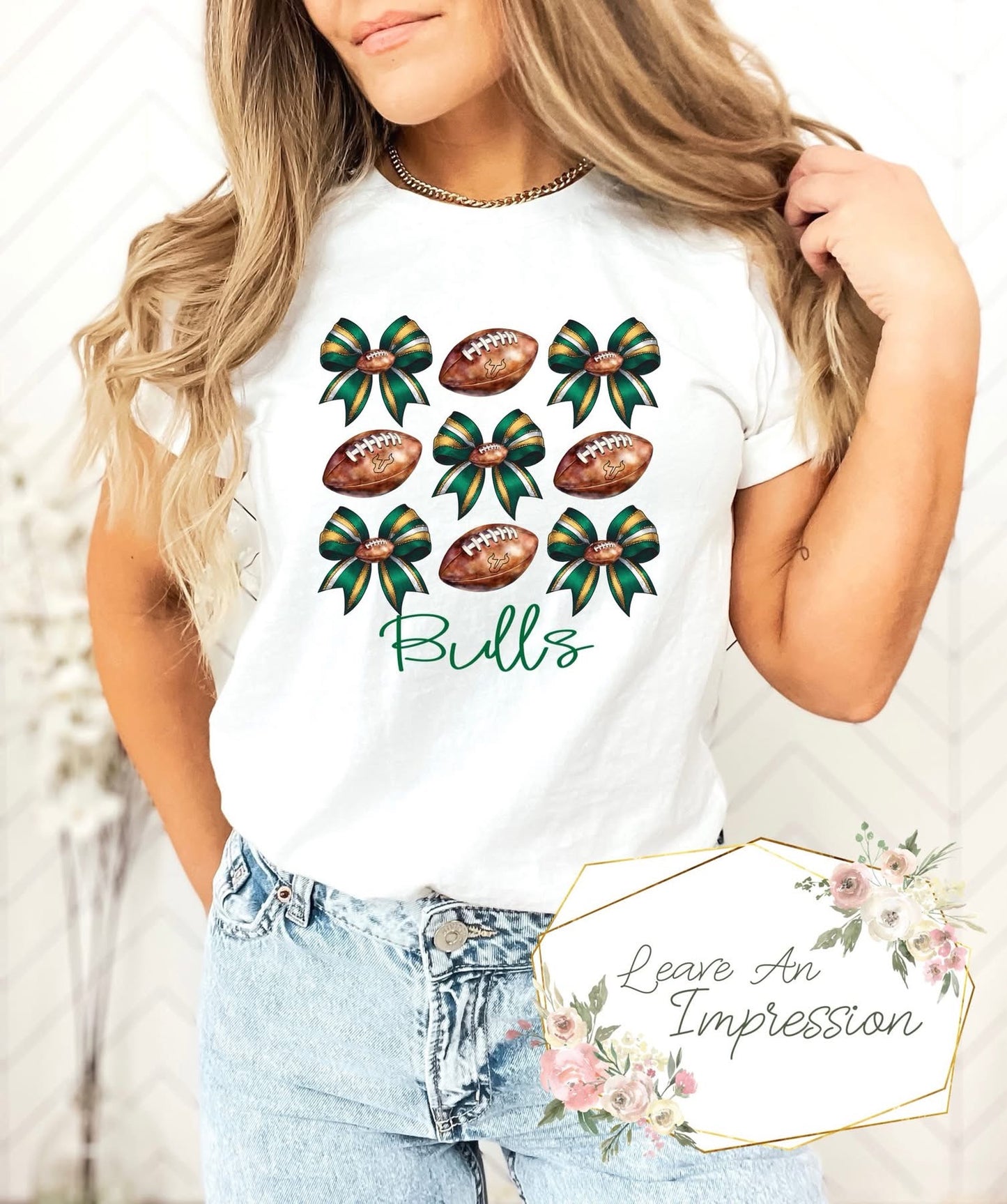 Football Bow Coquette