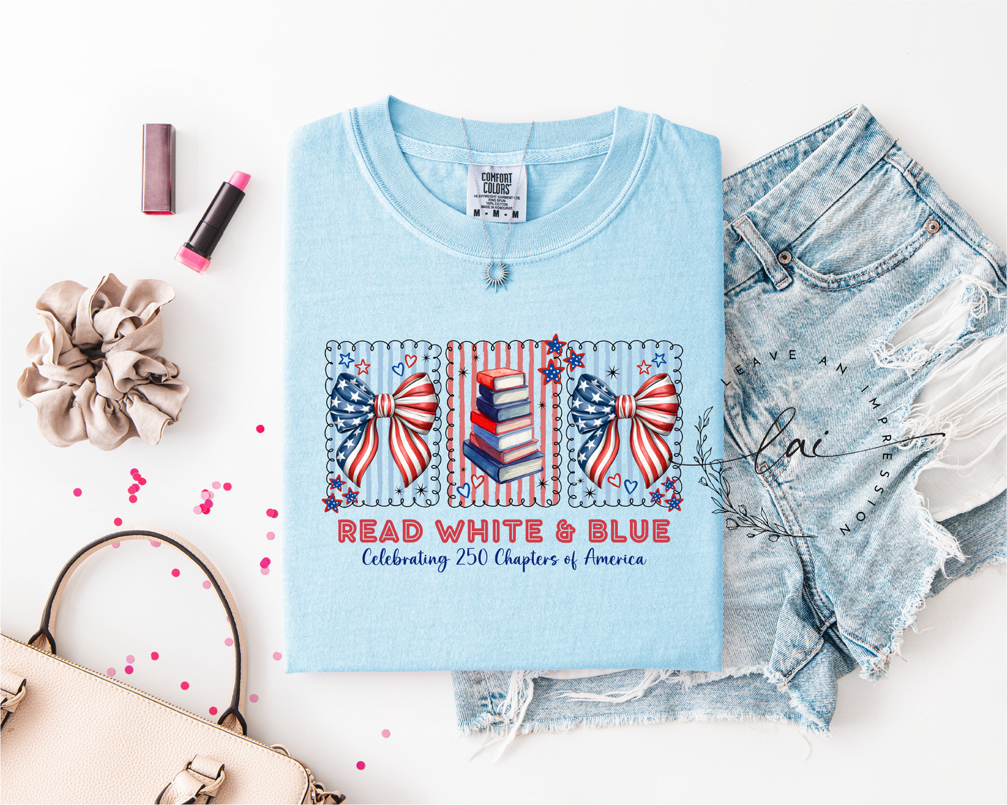 Read,White,Blue Coquette