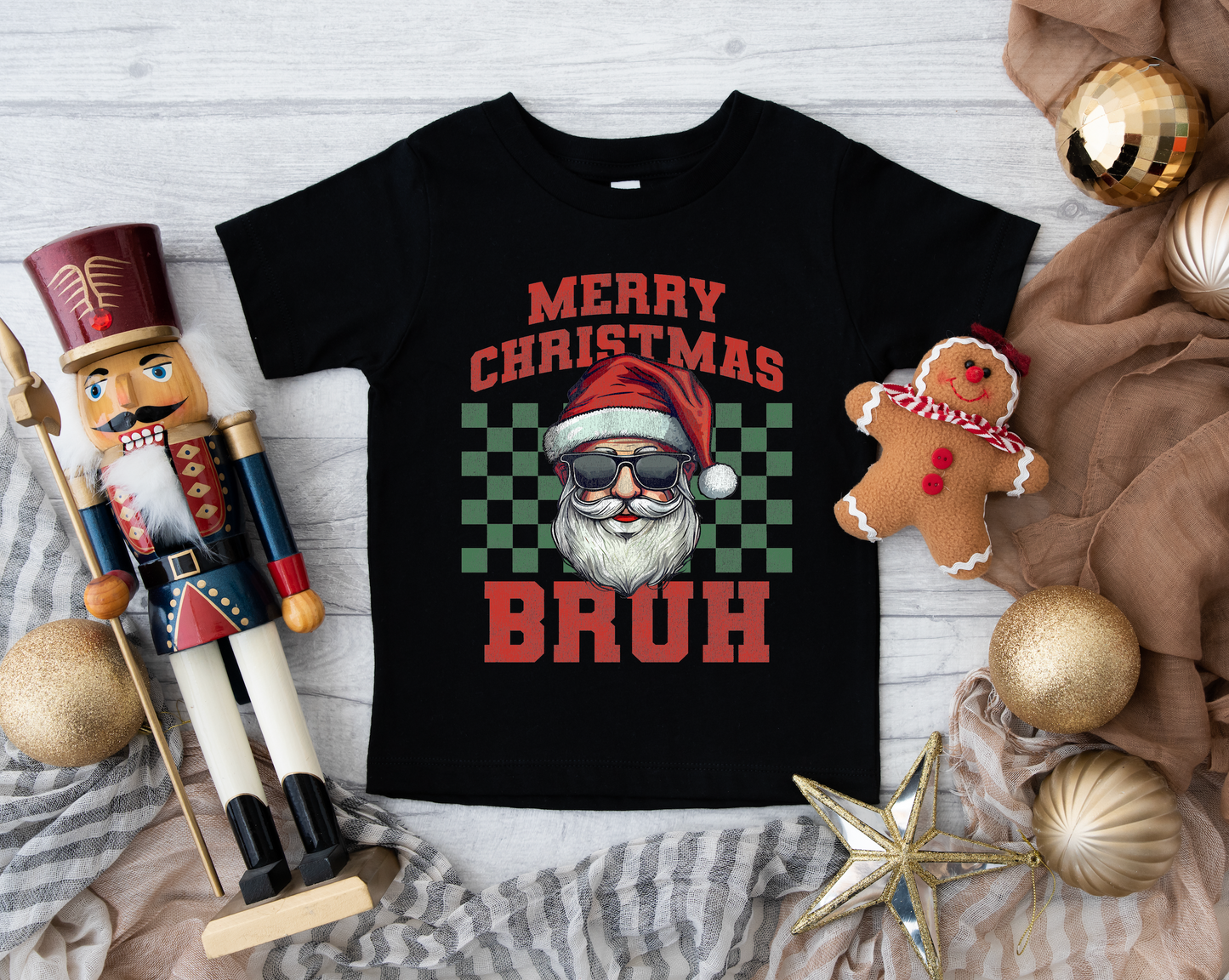 Merry Christmas Bruh Boys Tee