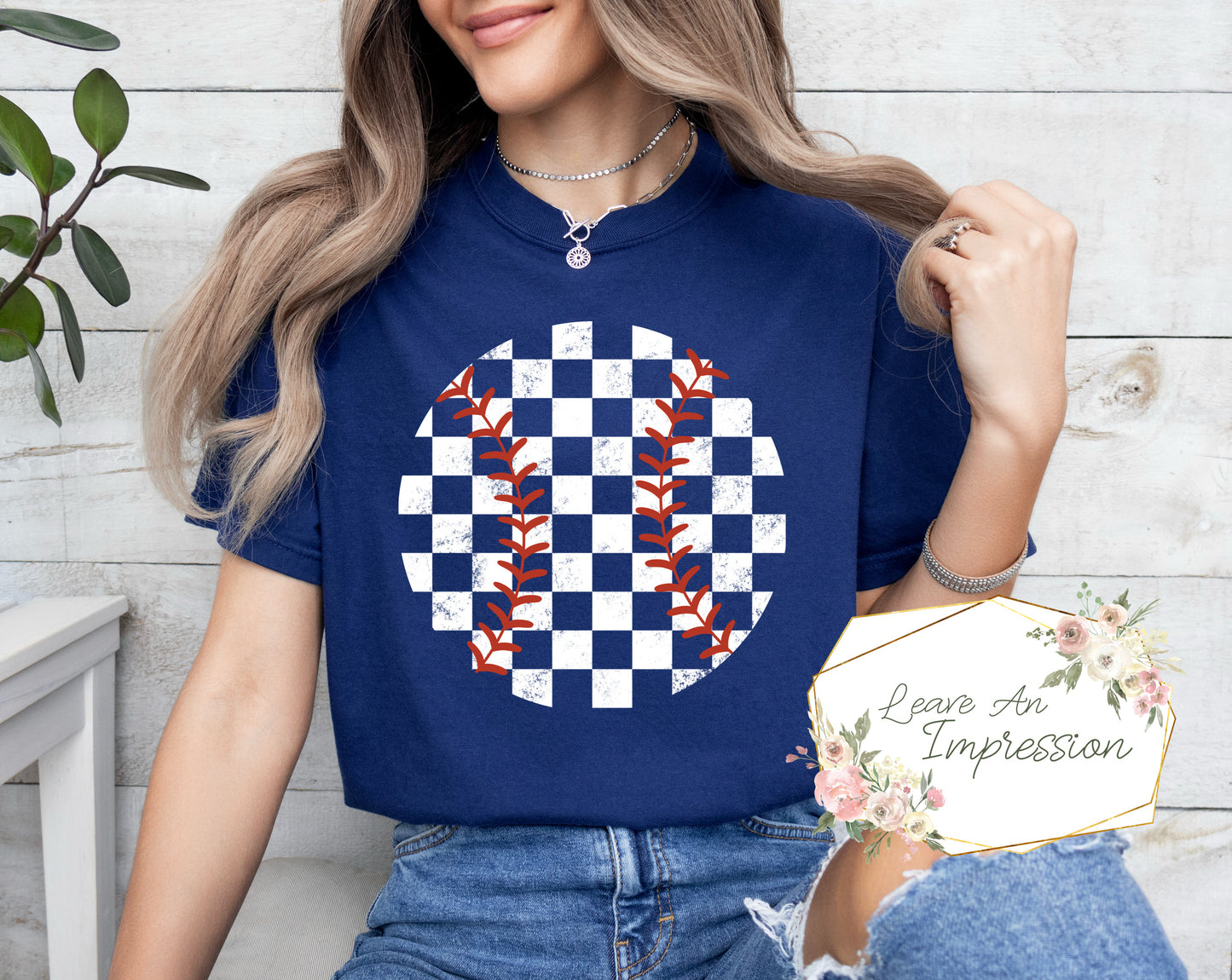 Baseball Checkered