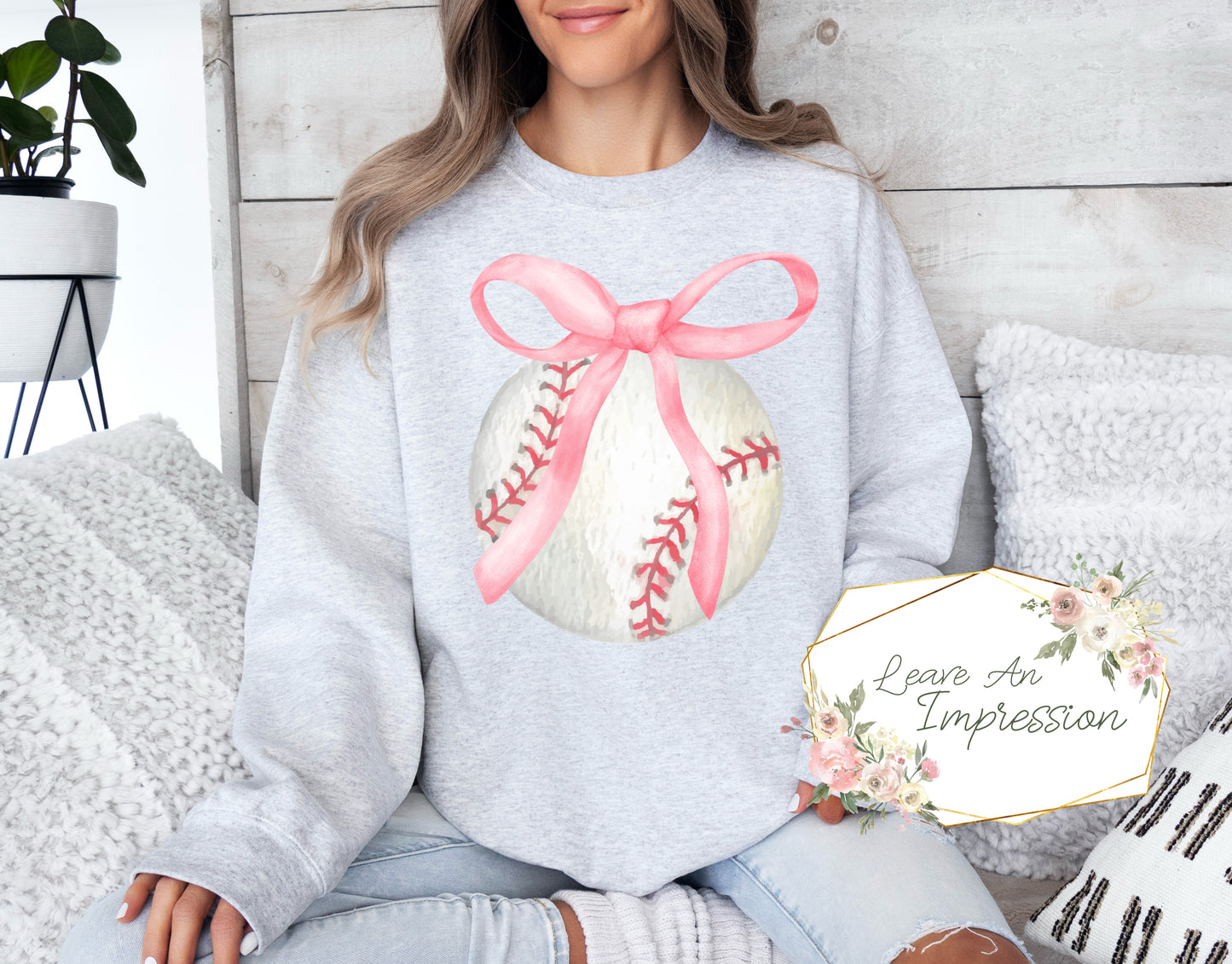 Baseball Pink Bow