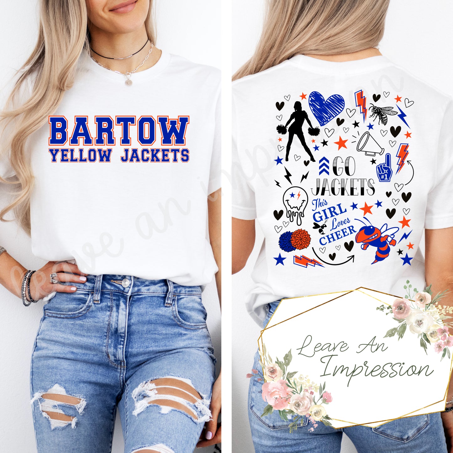 Bartow Yellow Jackets Doodle-Cheer