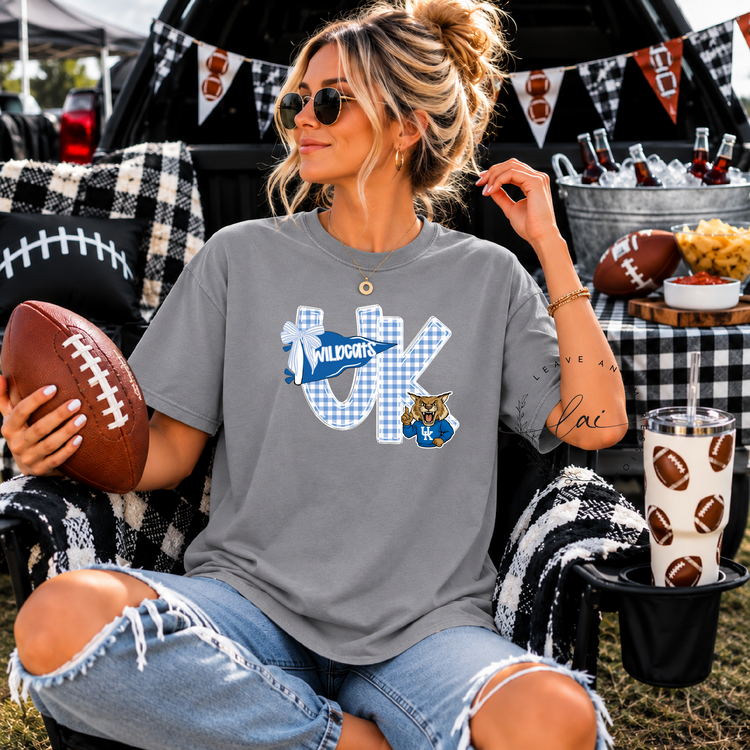 Royal Blue and White