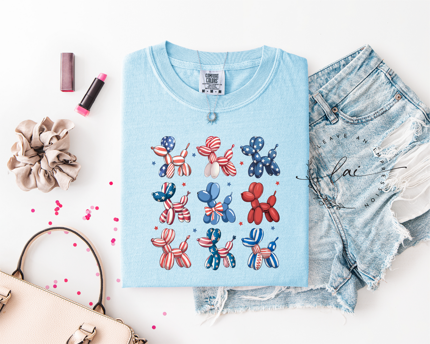 Patriotic Balloon Dog