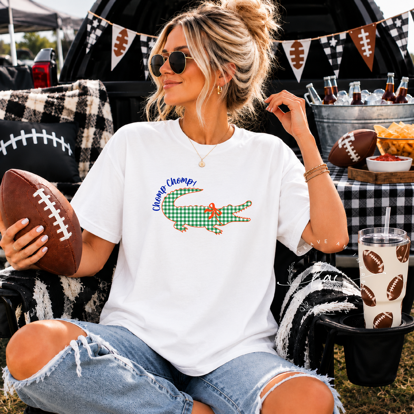 Chomp Chomp Gingham
