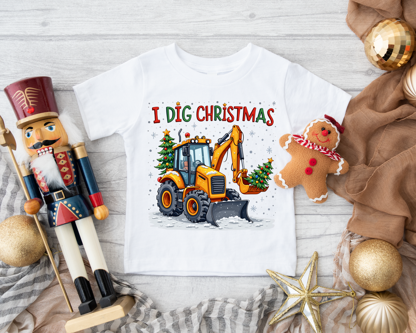 I Dig Christmas Boys Tee