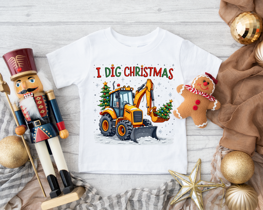 I Dig Christmas Boys Tee