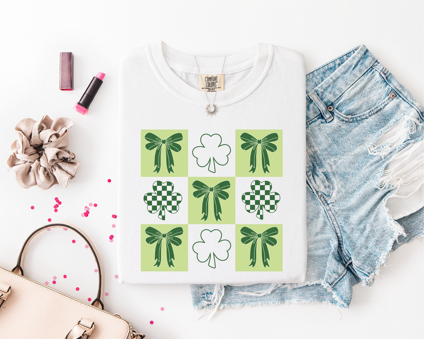 Clovers & Bows (DTF Transfer)