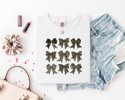 Camo Bows (DTF Transfer)