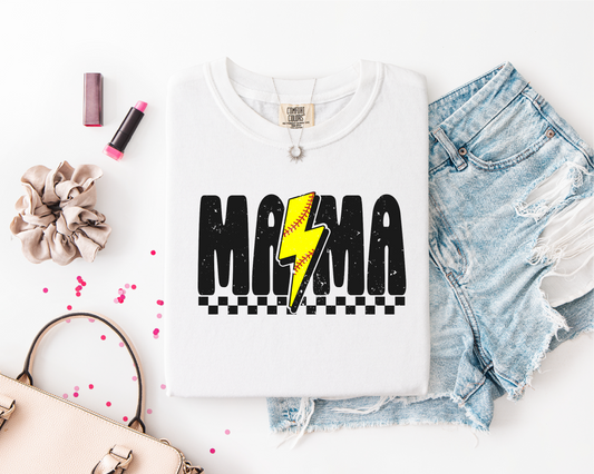 Rad Baseball Mama (DTF Transfer)