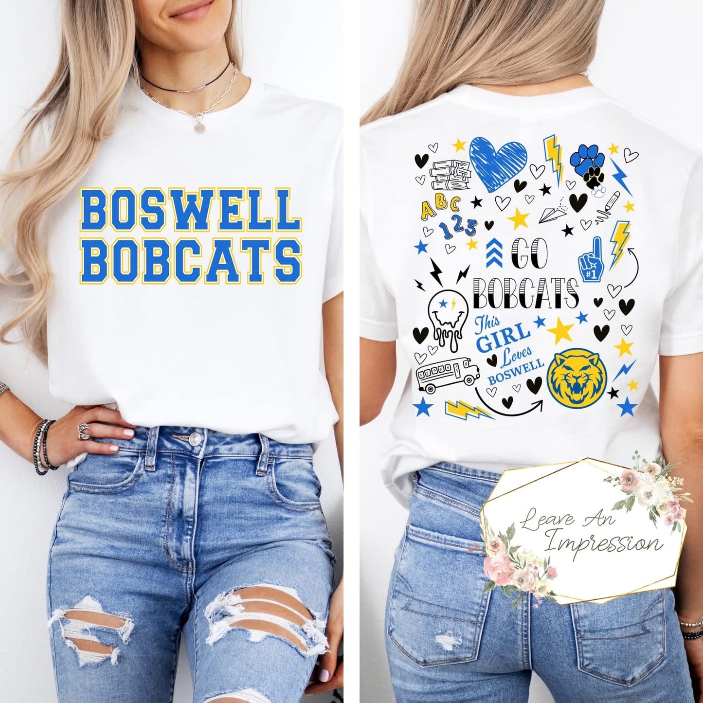 Boswell Bobcats Doodle