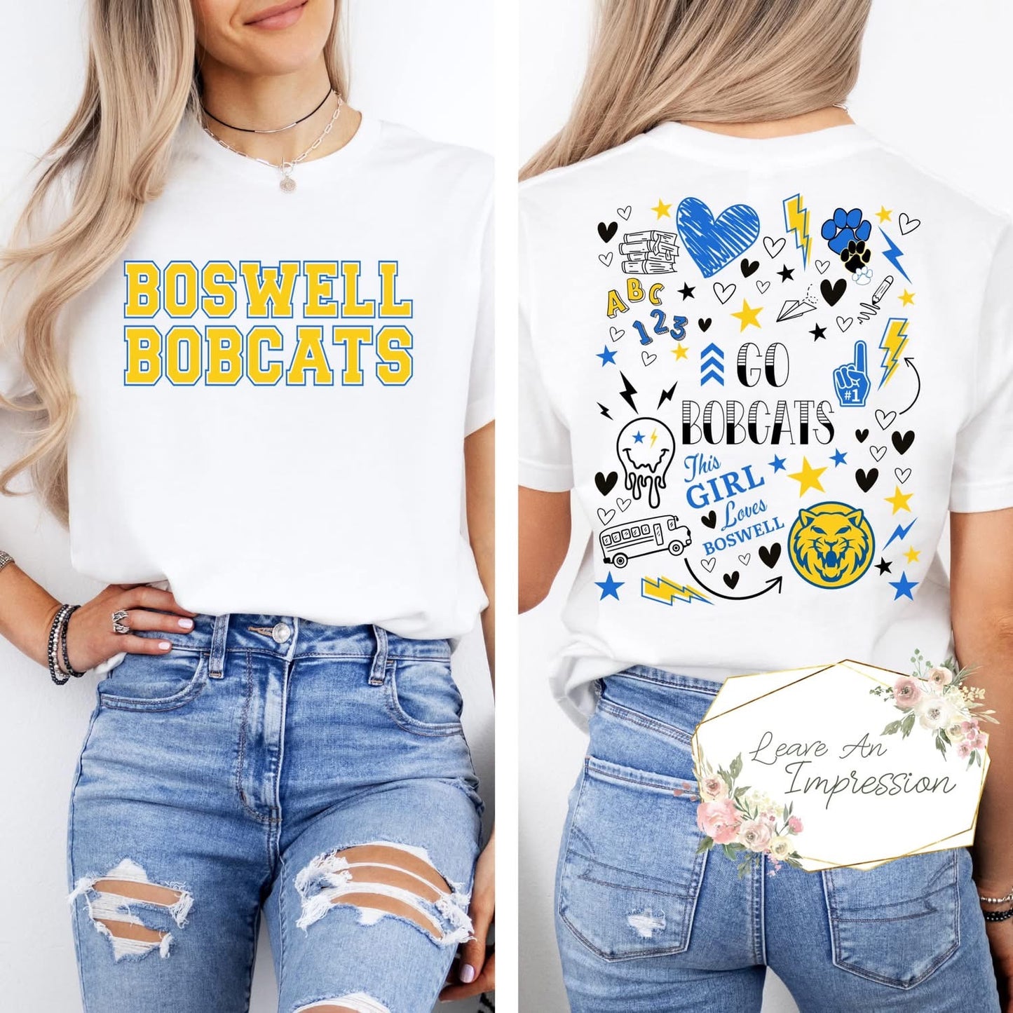 Boswell Bobcats Doodle
