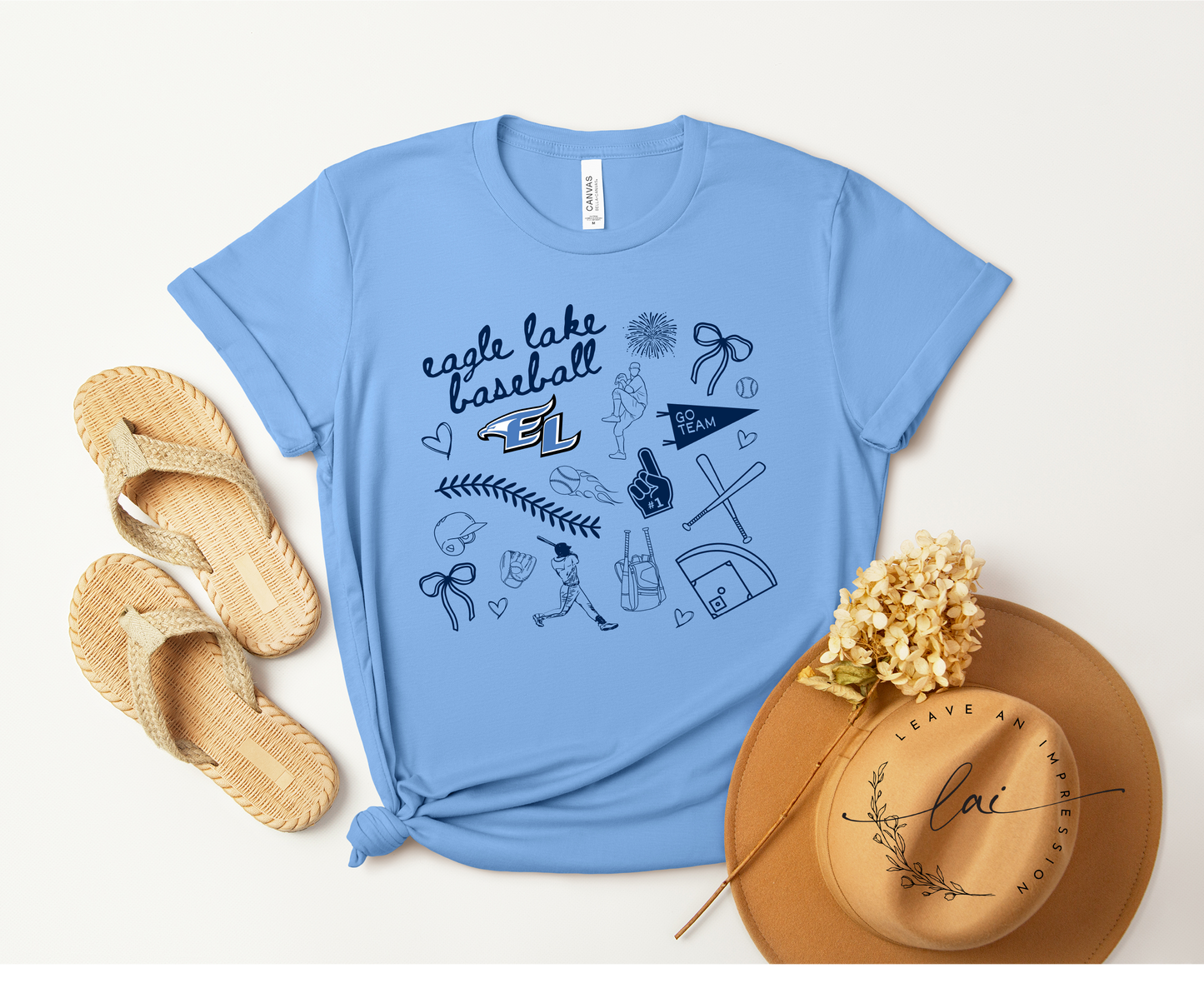 Eagle Lake Baseball Doodle