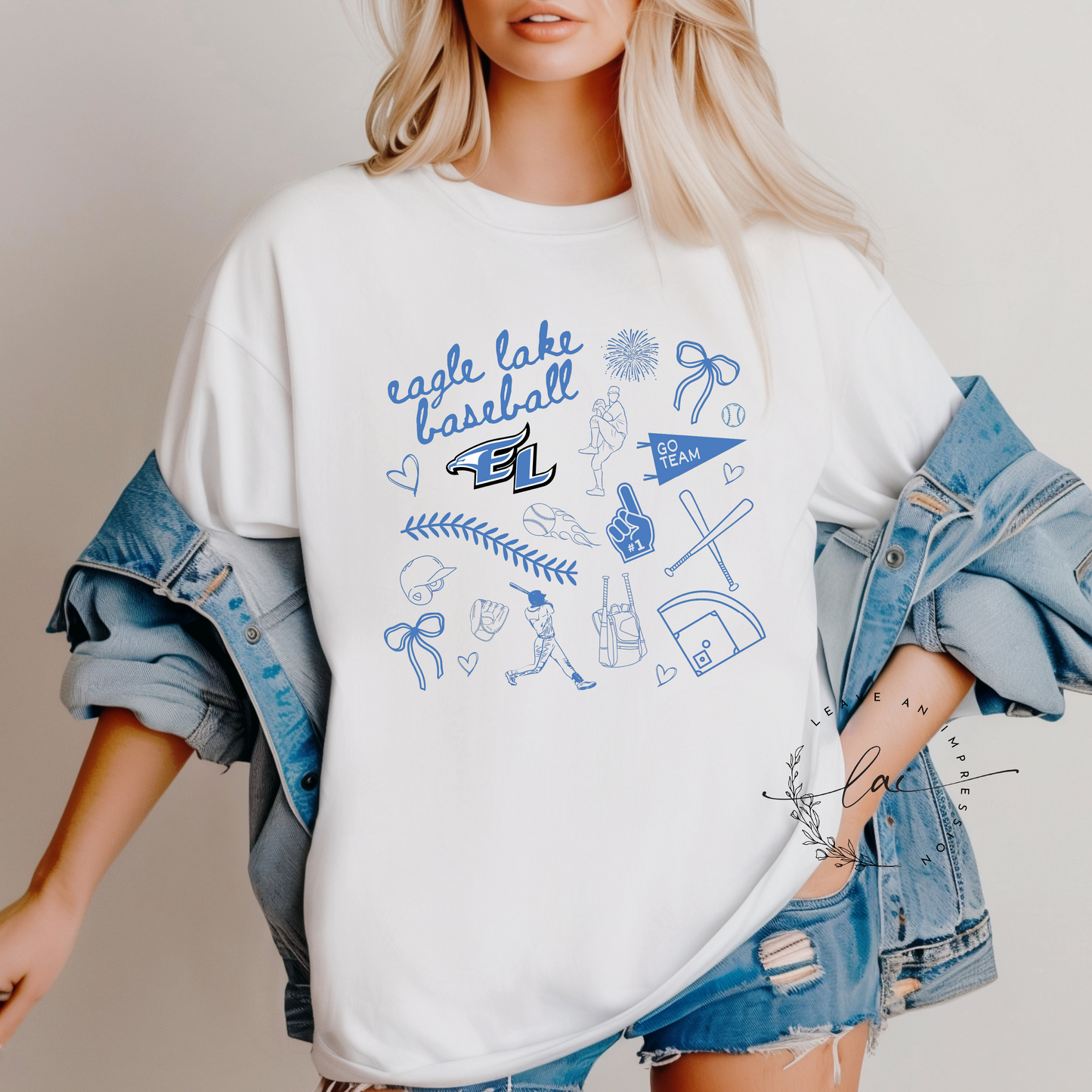 Eagle Lake Baseball Doodle