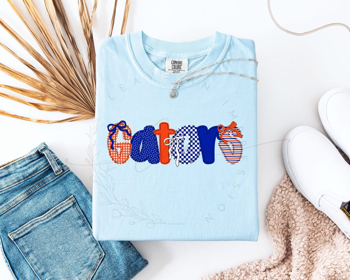 Cutesy Orange and Blue