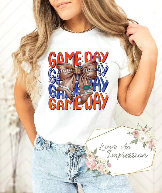 Game Day Repeat Football Bow