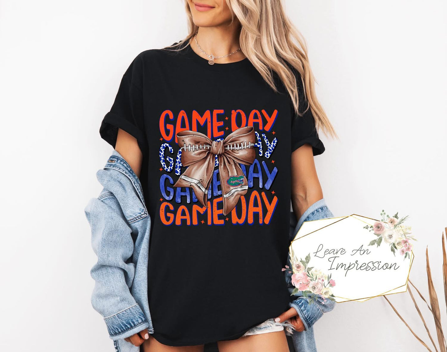 Game Day Repeat Football Bow