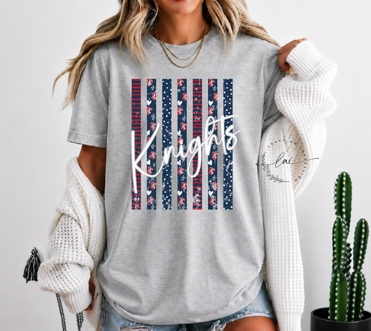 Berkley Knights Doodle Stripes