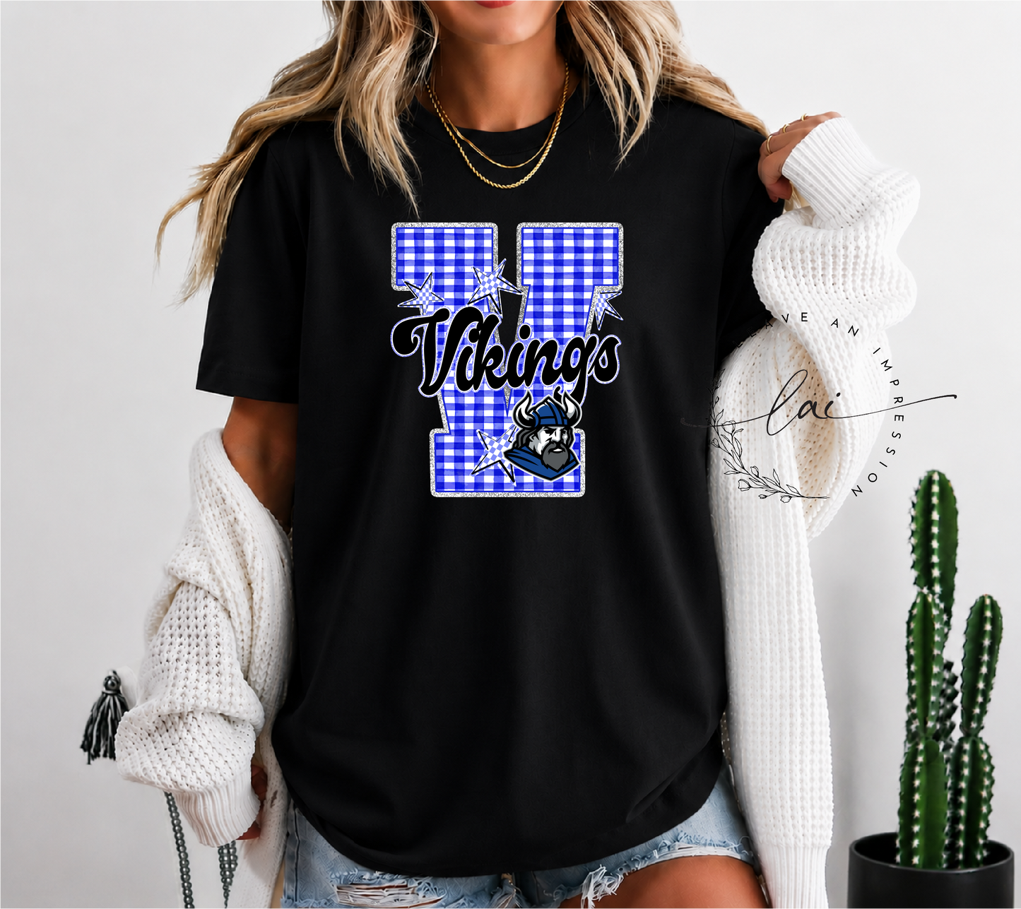 LCS Vikings Gingham