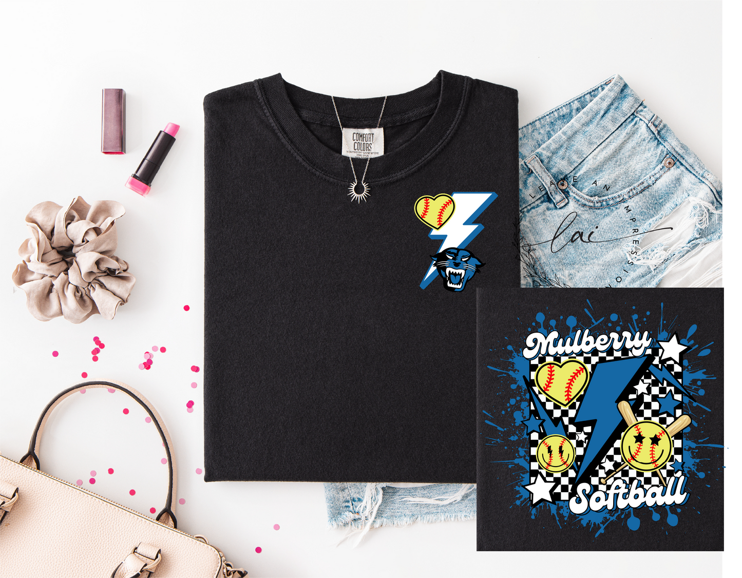 Mulberry Bolt Splatter-Softball