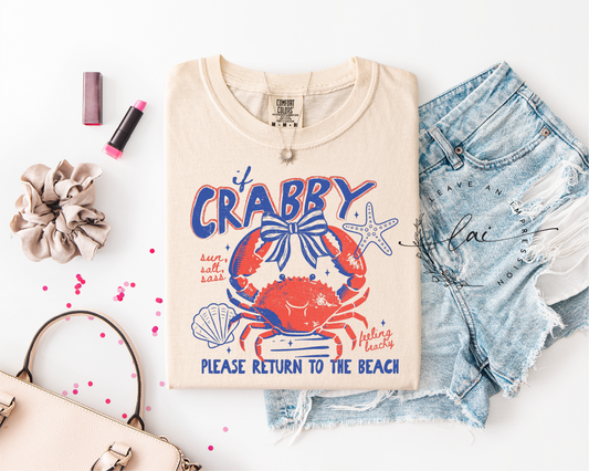 If Crabby, Please Return to the Beach