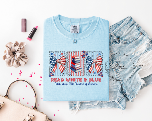 Read,White,Blue Coquette