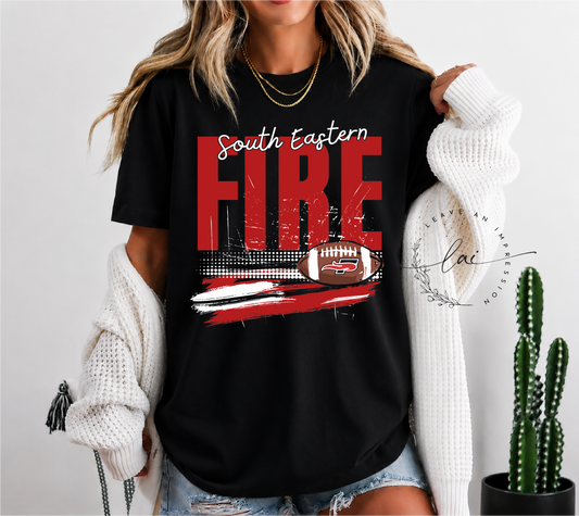 SEU Football Brushstroke