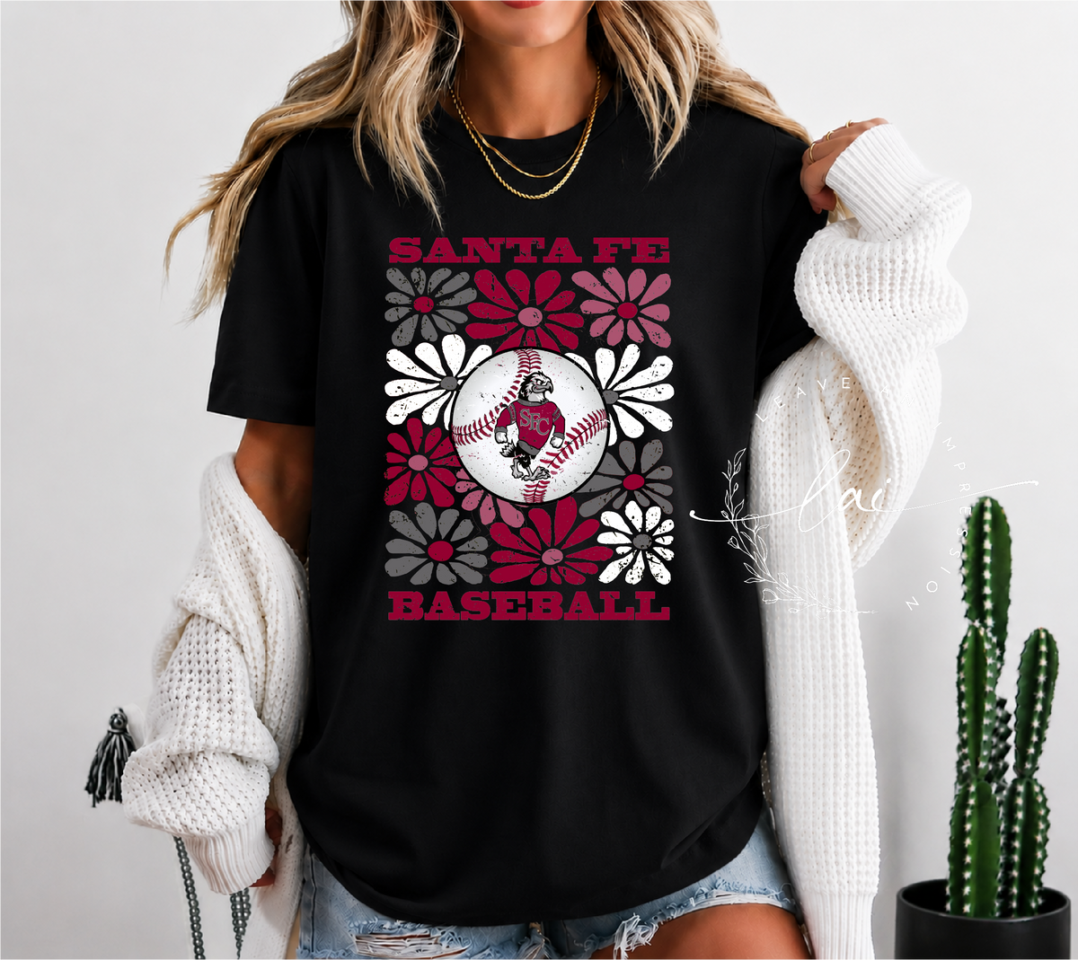 Santa Fe Hawks Baseball Floral