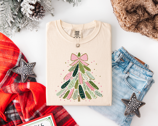 Glitter Tree: Tee and Sweatshirt