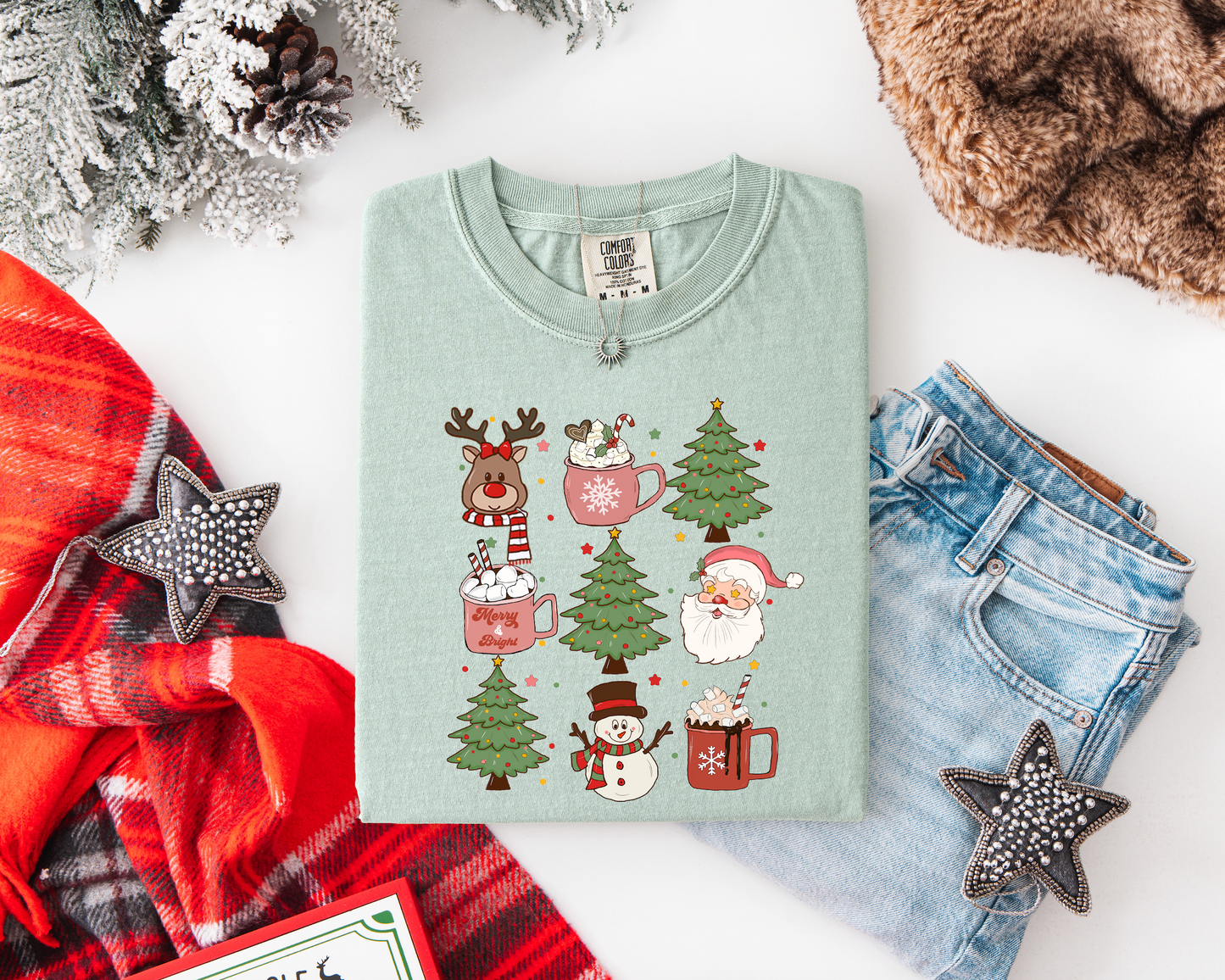 Cup of Cheer: Tee and Sweatshirt