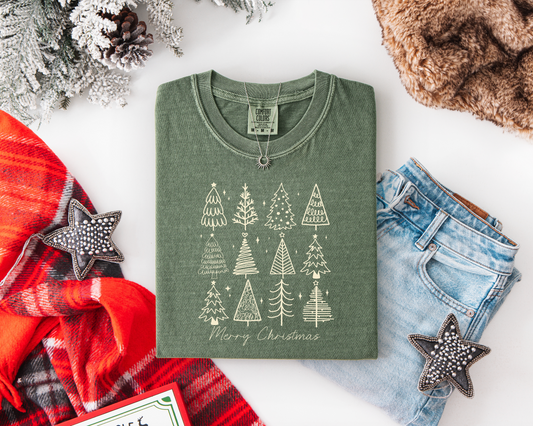 Cutesy Trees: Tee and Sweatshirt