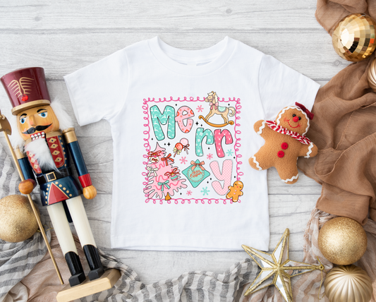 Merry Girls Tee