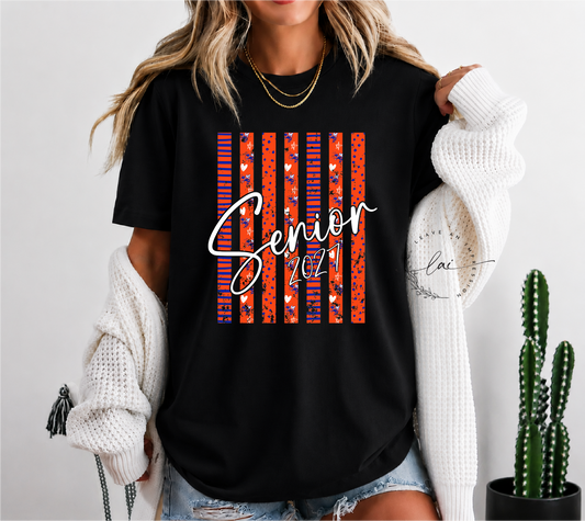 Bartow Senior Doodle Stripes