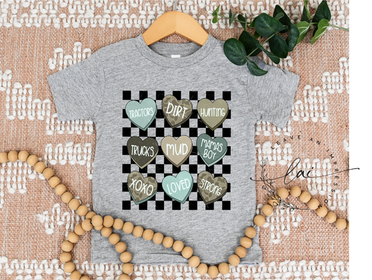 Boys Conversation Hearts