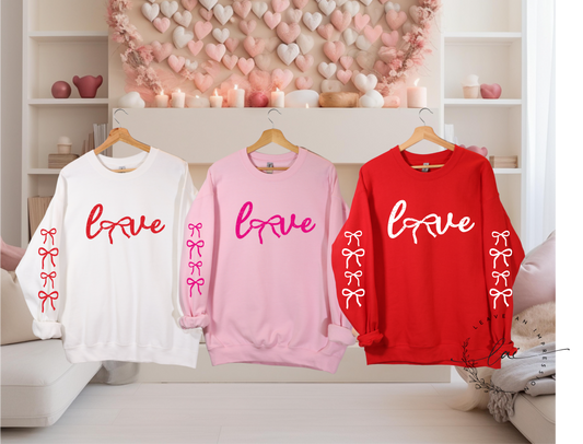 Love with bow sleeves