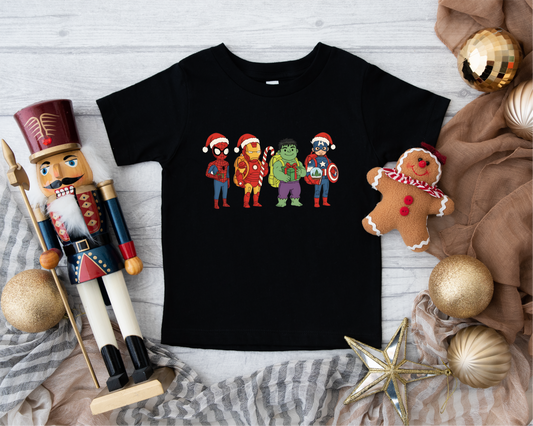 Avengers Christmas Boys Tee
