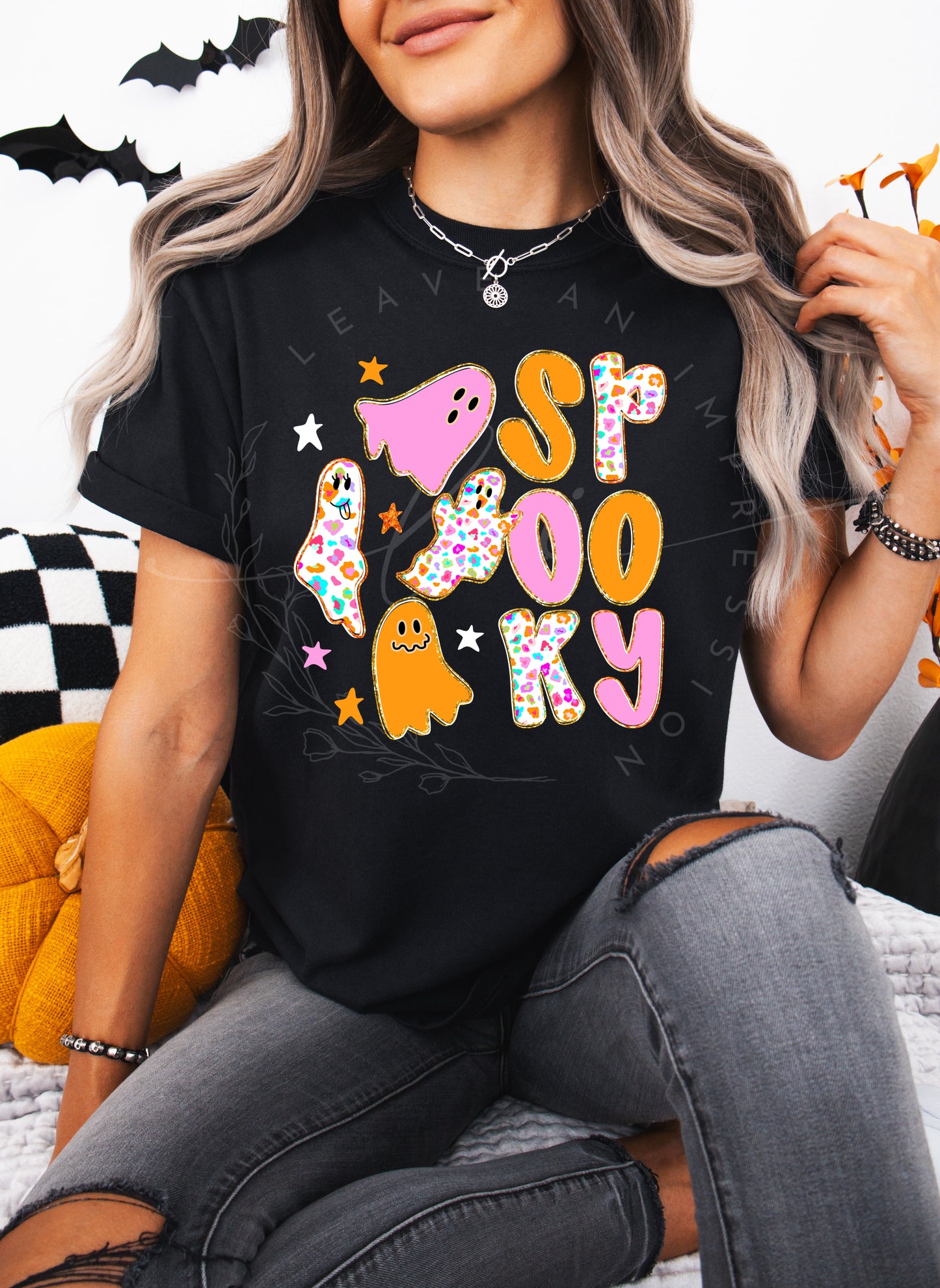 Spooky Ghost With Leopard Spots