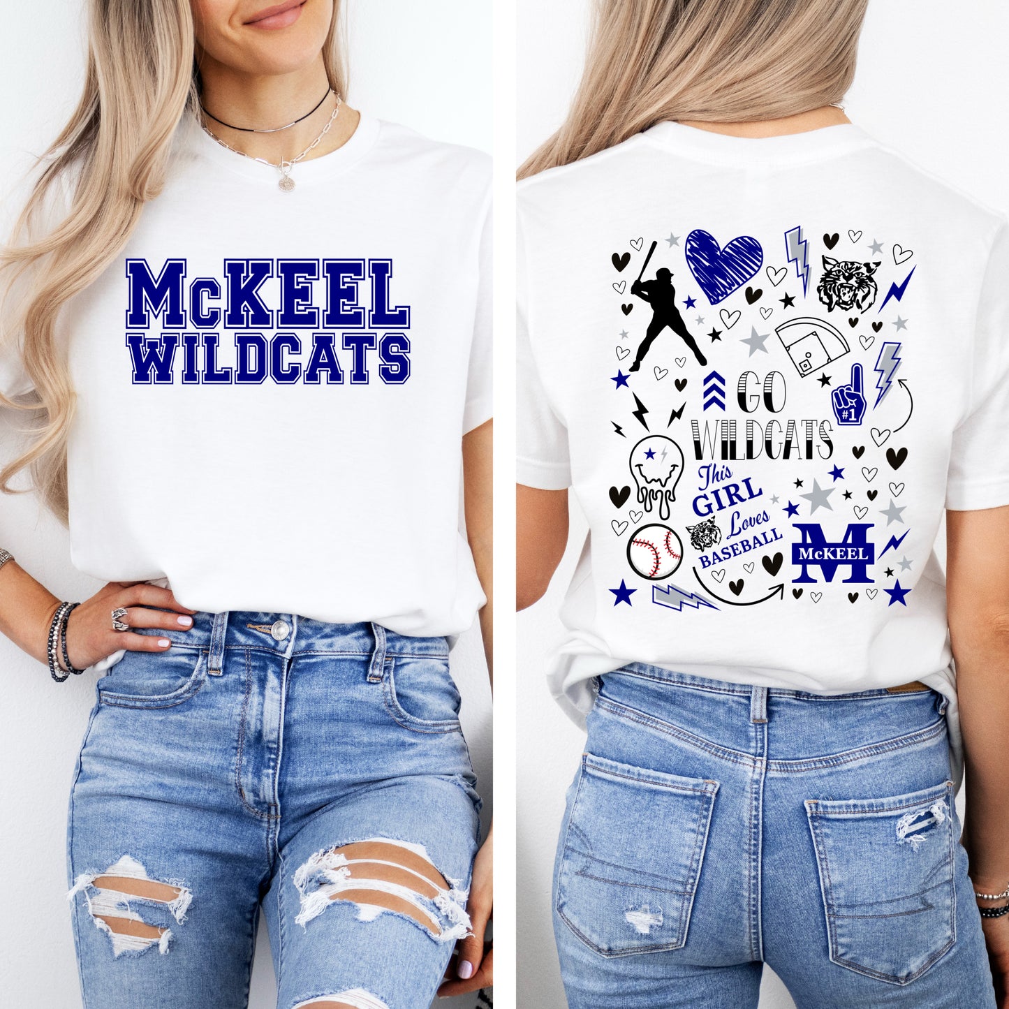 McKeel Wildcats Doodle-Baseball