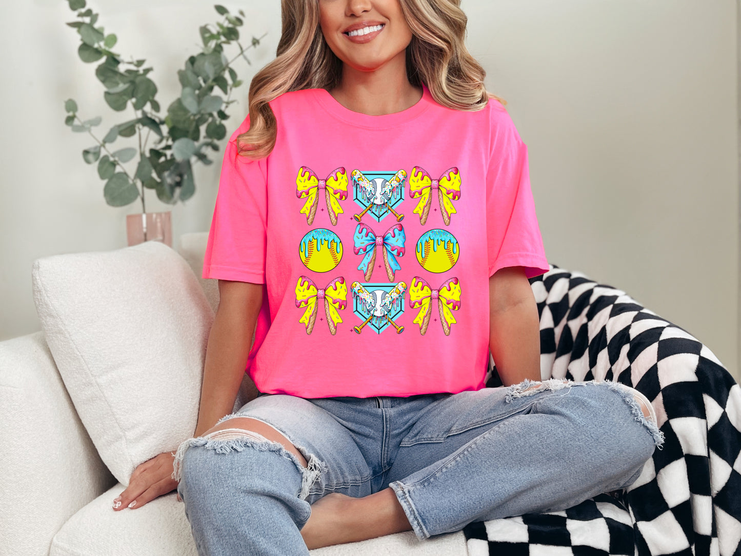 Softball Drip Coquette