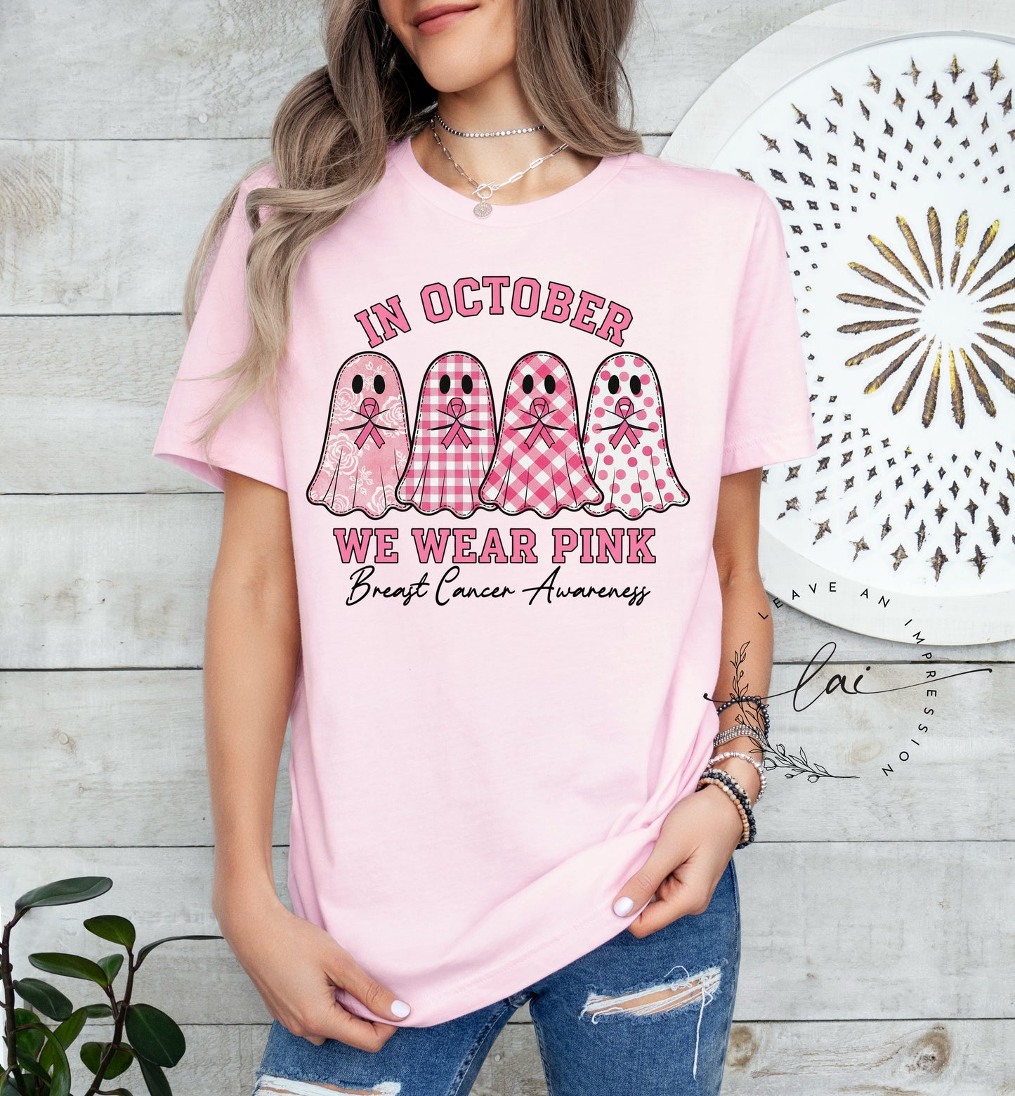 In October We Wear Pink Group Of Ghost