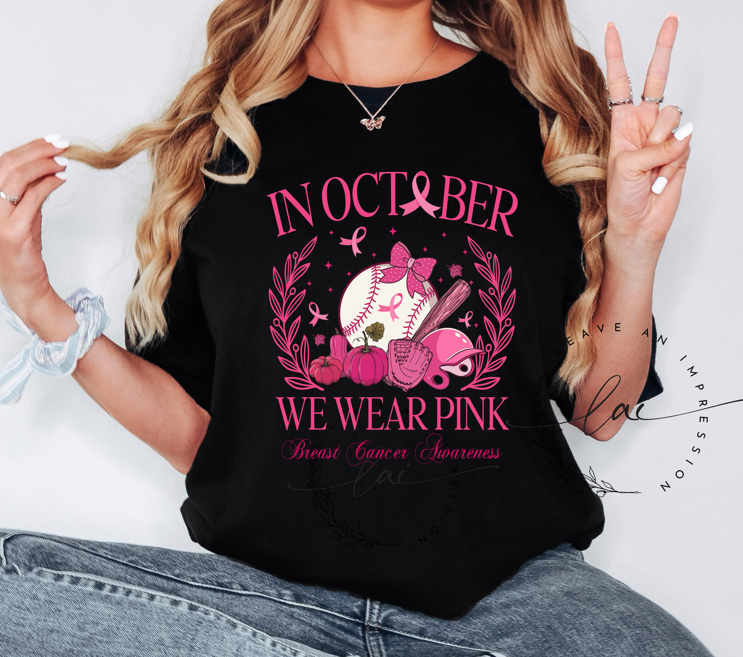 In October We Wear Pink Baseball