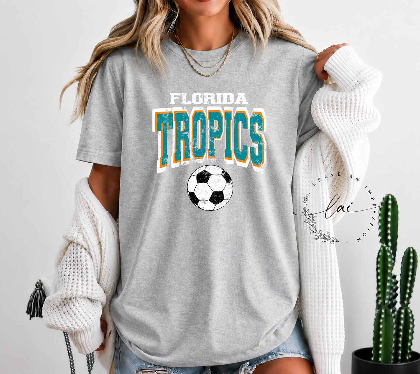 Tropics Soccer Varsity-with soccer ball